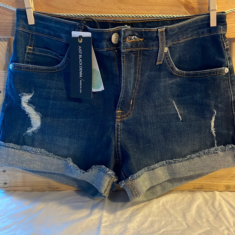 Denim shorts